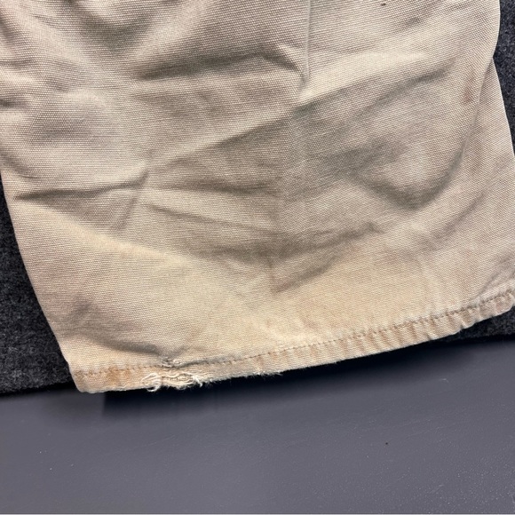 Carhartt Pants FR Carpenter Beige Khaki Brown Original Fit Mens 42 x 32 - Picture 13 of 16